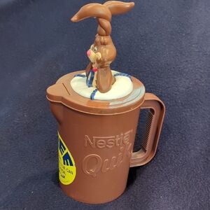 Brown Mug with Bunny Lid
